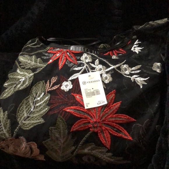 Ladies Versona Shop Potter’s Pot Sheer Top - Picture 8 of 8